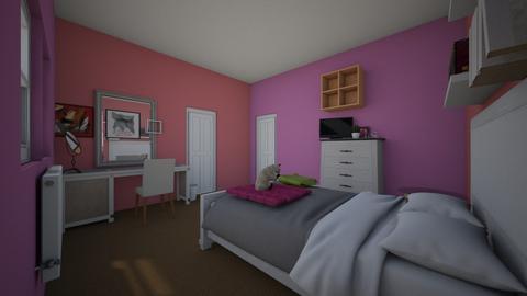 Evas bedroom - Minimal - Bedroom  - by edunmow17