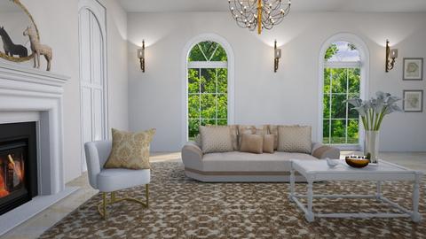 Manor redecorating - Living room  - by MsEclectic