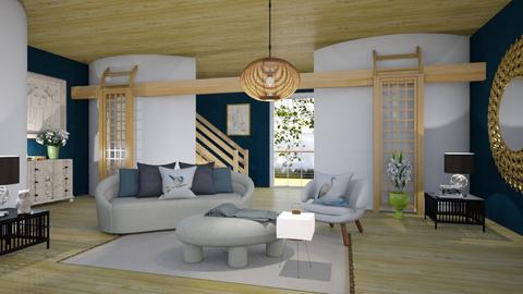 C u r v e  - Living room  - by MsEclectic