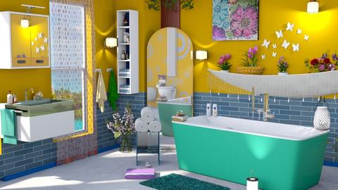 Cheerful Bathroom - Bathroom  - by milyca8