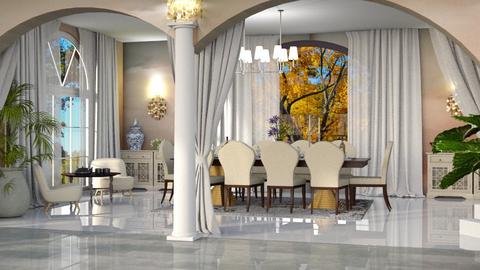 Linen dining - by ZsuzsannaCs