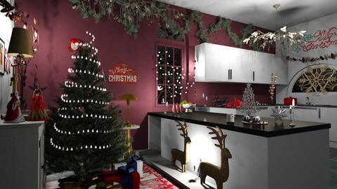 LayeredXmasLight Kitchen - by Lindy_Designs