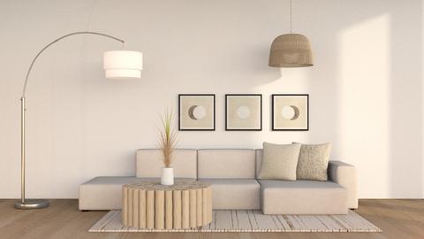 JAPANDI MINIMALISM - Living room  - by Kittylover226