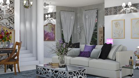 Floral Mosaics and Mauve - by Lindy_Designs