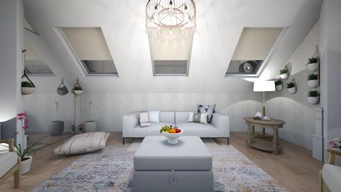 white brick better - Living room  - by star1234567890