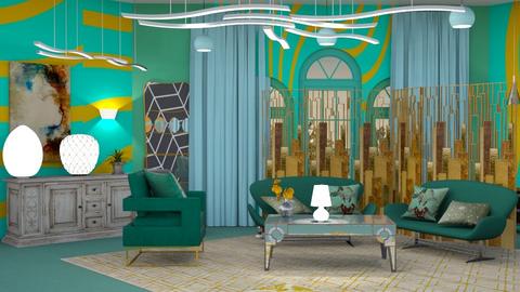 Psychadelic Wave Living - by Lindy_Designs