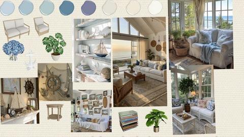 Nautical Living Room - by Lyla Schu