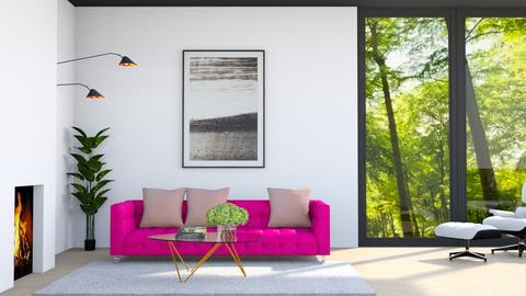 Coloured Sofa - Living room  - by heyfeyt