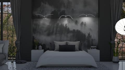 Forest Mural Bedroom - Bedroom  - by KittyKat28