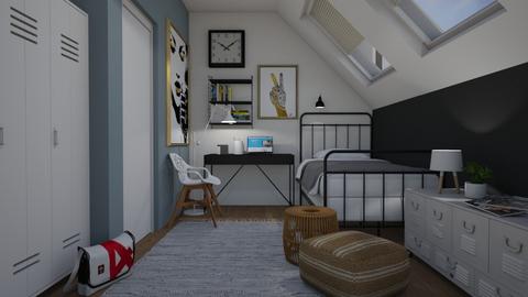 Teenage focus corner - Bedroom  - by Thrud45