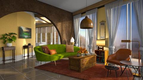 Pistachio creamy chocolat - Rustic - Living room  - by ZsuzsannaCs