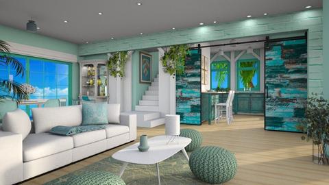 Beach Condo3 - Country - Living room  - by ZsuzsannaCs