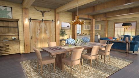 Farmhouse Dining - by Swiss Miss