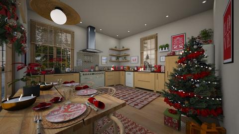 Christmas Kitchen - Kitchen  - by camilla_saurus