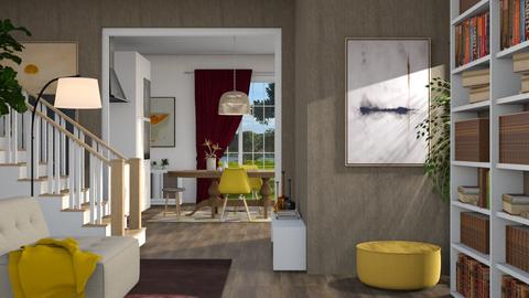 15_6_26 living kitchen - Living room  - by AnVie