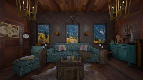 Cottage living room - Rustic - Living room  - by WonderToad