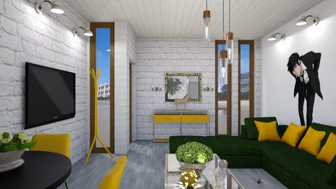 Green Yellow Studio - Living room  - by Tupiniquim