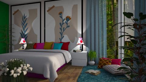  Colorful cushioned Bedro - by Iren Csicsai