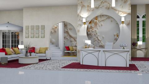 Colorful cushioned Lobby - by Lindy_Designs