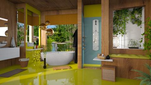 Bamboo and Wicker - Bathroom  - by Ally Carmody
