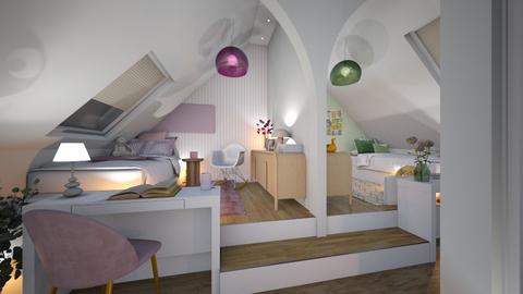 Attic bedroom - Kids room  - by zarky