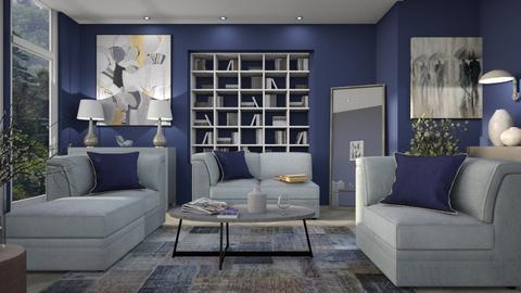 Indigo Gray - Living room  - by milyca8
