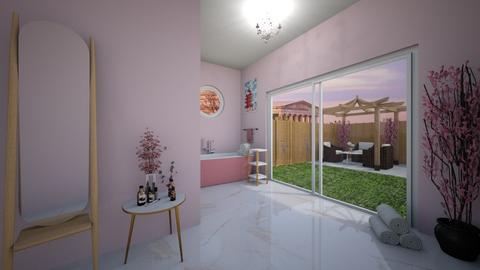 Cherry Blossom Bathroom - Modern - Bathroom  - by TropicalBoho