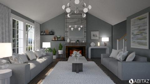 Grey Living - Living room  - by rrogers47