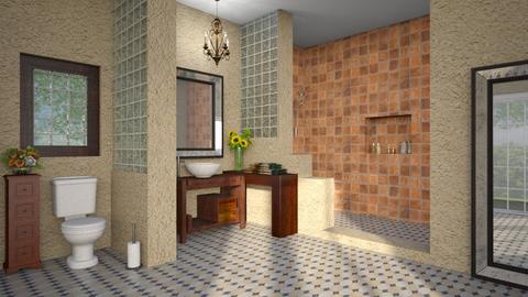 Mexican Bathroom - by Swiss Miss