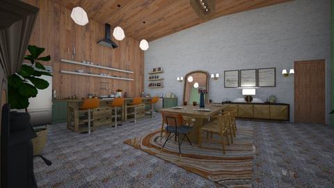 70s boho bae - Kitchen  - by graciecbogardus