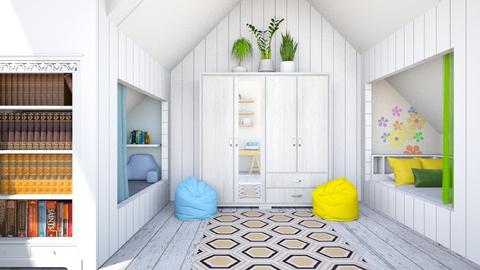 Attic bedroom - by kmowsley