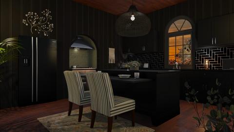 Black Kitchen 2 - by Rubyrose1963