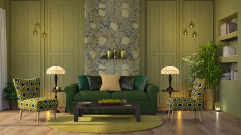 Green_Yellow - Bathroom  - by ZsuzsannaCs