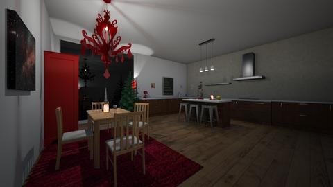 Christmas kitchen - Kitchen  - by Everlee