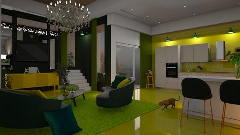 Yellows And Greens - by Ally Carmody