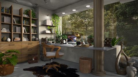 Home office - by AndreaLivingStyle