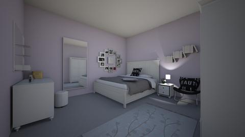 Purple Glamour teen room - Glamour - Bedroom  - by Bangtanstan