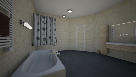 Designer bathroom - Modern - Bathroom  - by Anaherawalkerxoxo 