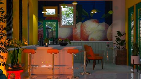 Modern Playful Kitchen - Modern - Kitchen  - by Sue Bonstra