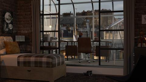 solarium study space - Modern - Bedroom  - by Ariadne491