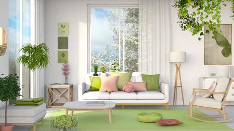 colorful cushioned living - by Lo89