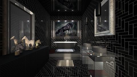 Tile Pattern Bathroom - by kmowsley