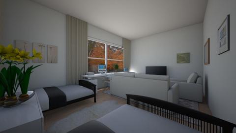 Dorm Room Layout - Bedroom  - by sofiavictoria_p