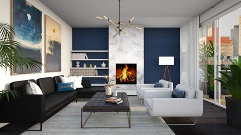 Falling Moon - Living room  - by gretaponte