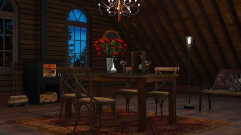 Modern Farmhouse - Dining room  - by MsEclectic