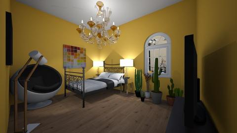 cactus light room - Country - Bedroom  - by aschaper