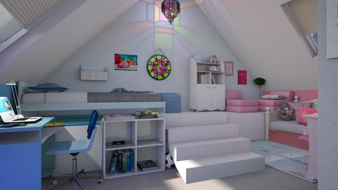Attic bedroom - by nat mi