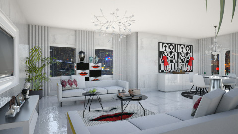 Ground Floor2 - Modern - Living room  - by Sudasal