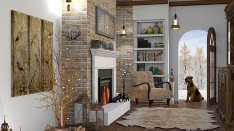 Winter - Living room  - by milyca8