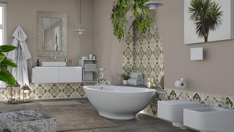 Tile patterned  - Bathroom  - by milyca8